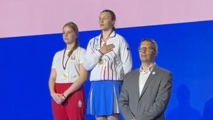 Еще одна золотая медаль в копилке наших спортсменов!