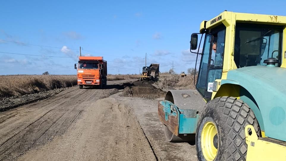 Ремонт дороги в п.Кучугуры: новый этап развития инфраструктуры