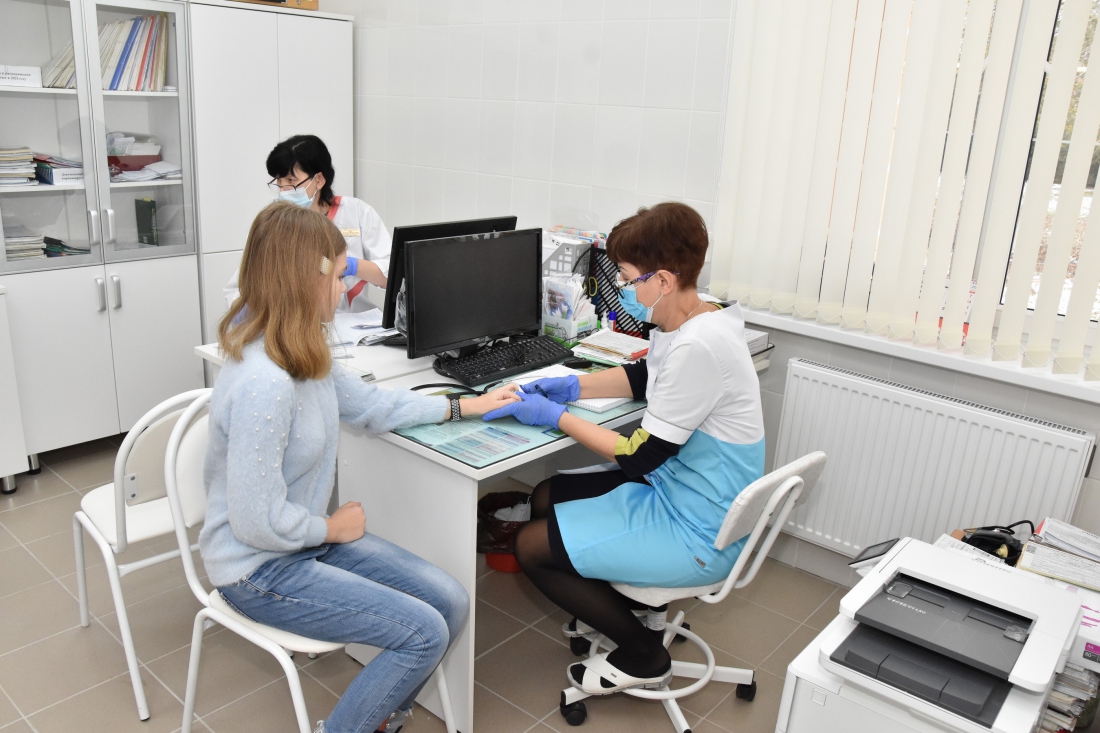 В поселке Целинном Славянского района начал работу новый офис врача общей практики (ОВОП)