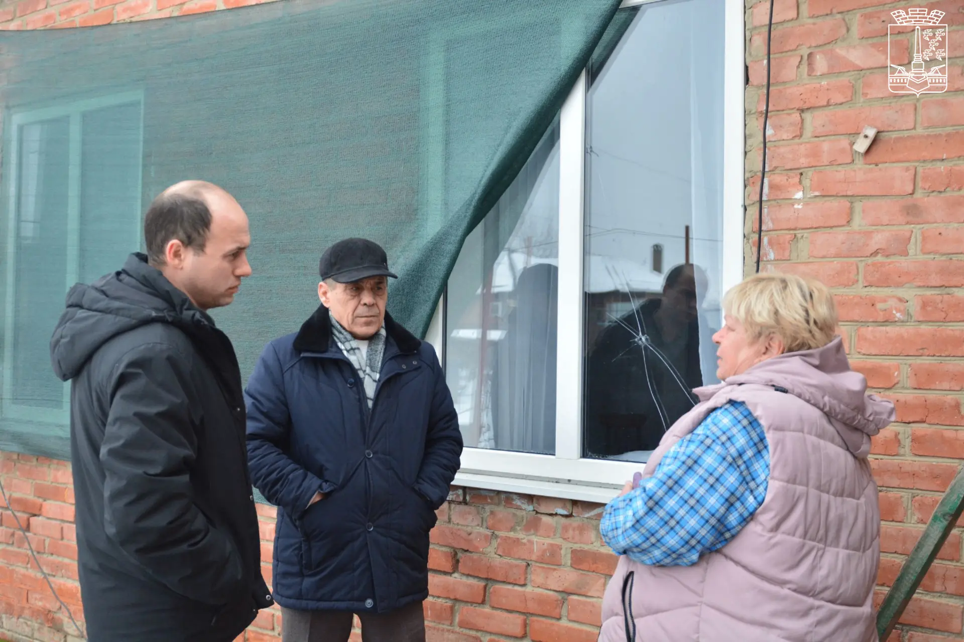 Встреча с жителями, пострадавшими от БПЛА