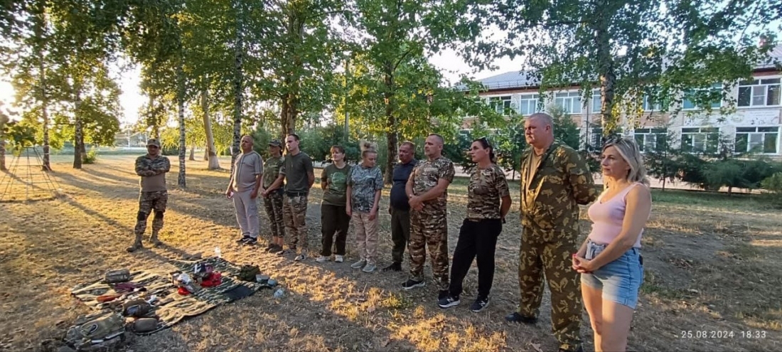 Занятия по тактической медицине для волонтеров