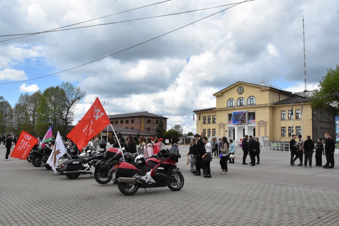 Мотомарш «Дороги Победы» в Славянске-на-Кубани