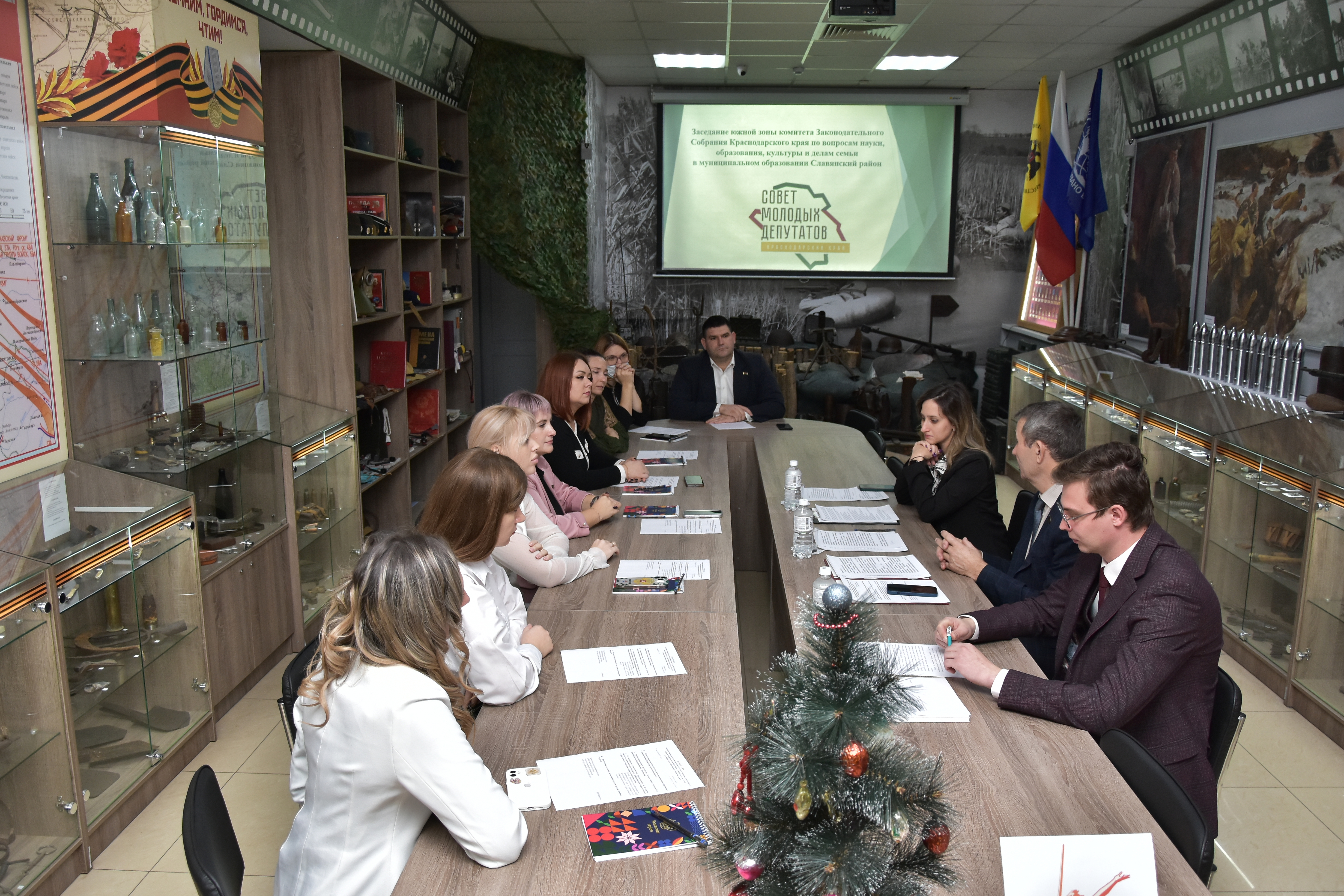 Выездное заседание Совета молодых депутатов в Славянском районе