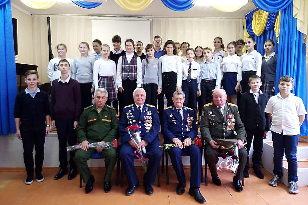 Урок мужества с Героем Советского Союза
