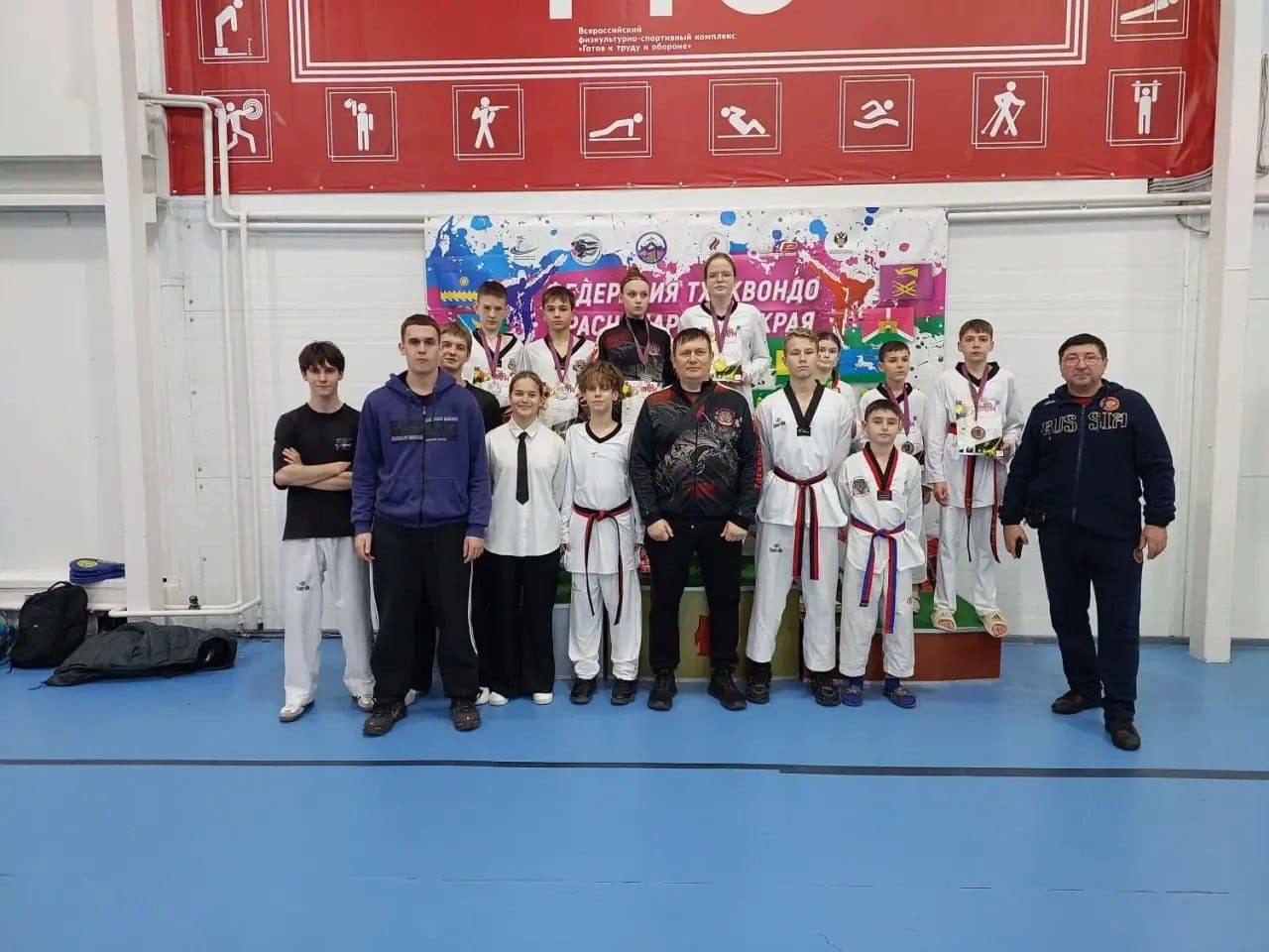 Юные тхэквондисты Славянского района на турнирах в ст.Архангельской