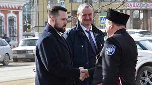 Славянский район посетил вице-губернатор по вопросам казачества, спорта и мобилизационной работы