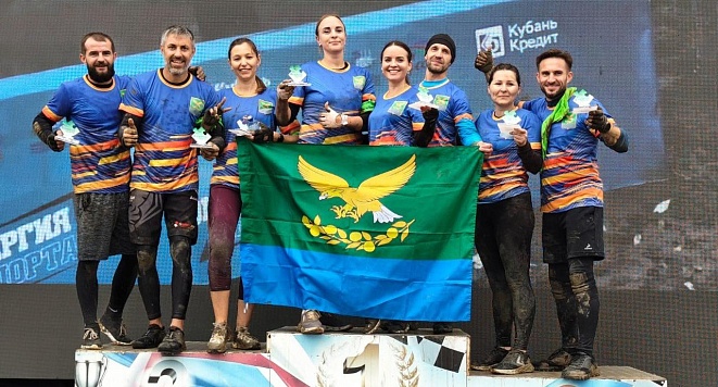 Команда Славянского района приняла участие в экстремальном забеге «Энергия спорта» в Краснодаре